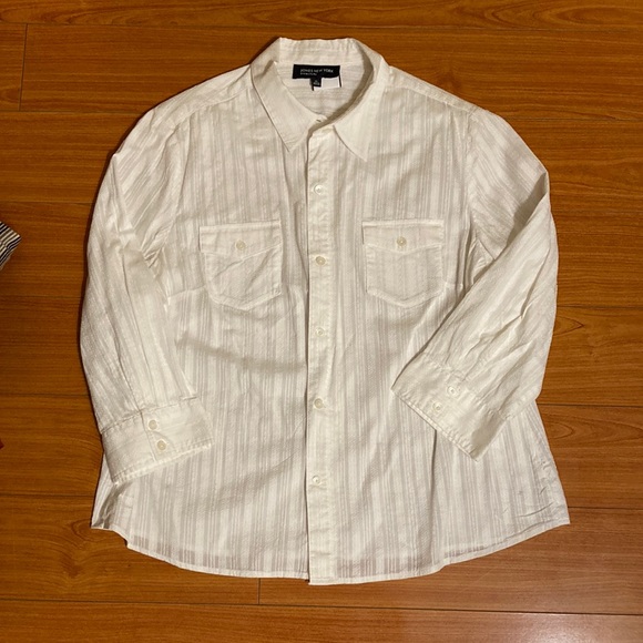 White button blouse - Picture 2 of 3